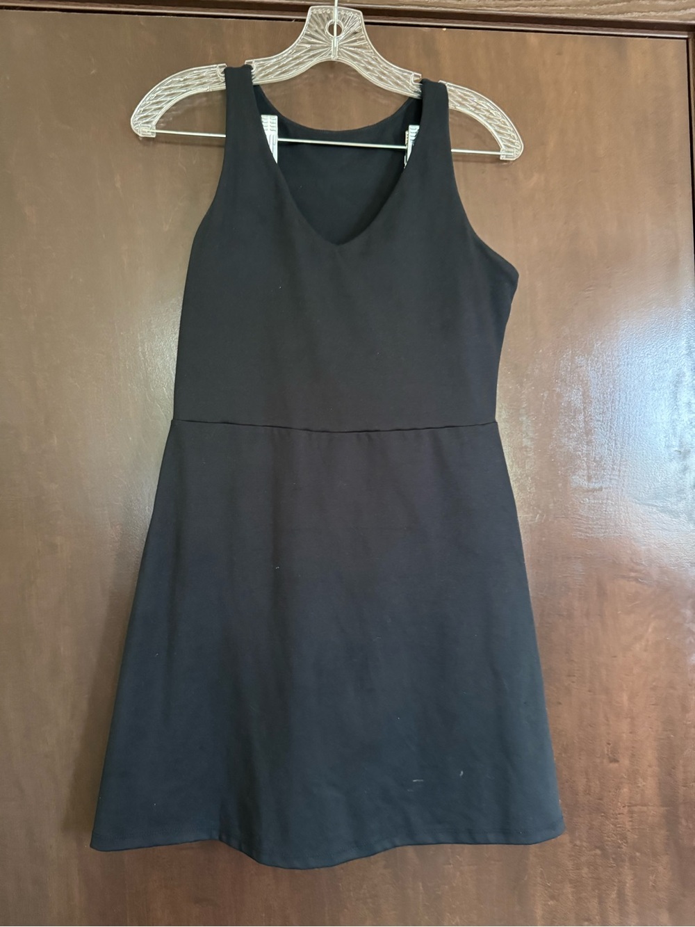 Balance Collection Black Sleeveless V-Neck Mini Dress